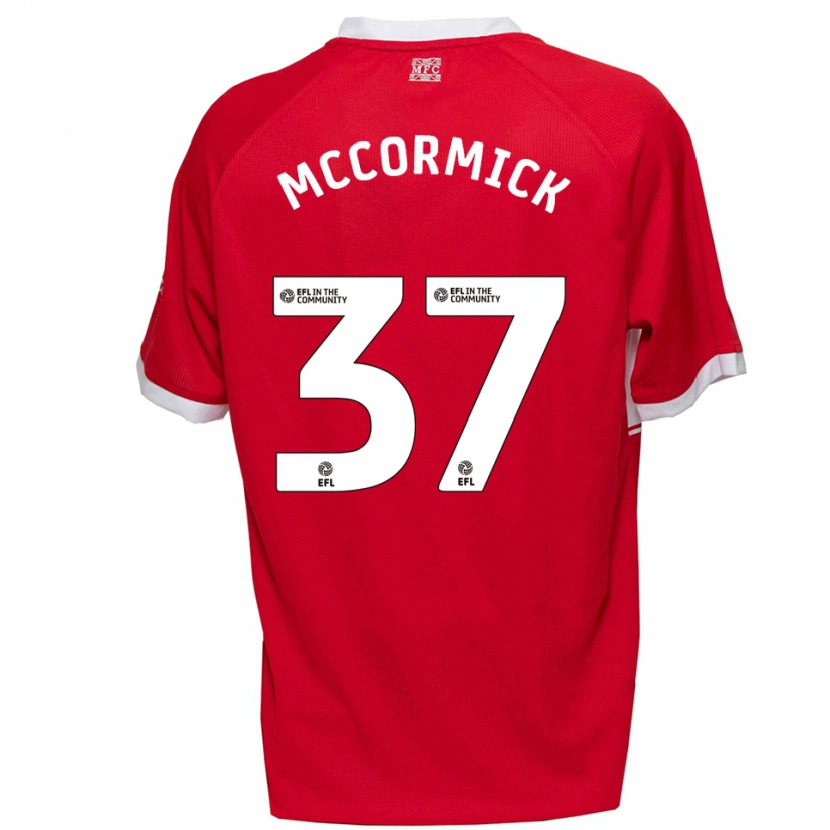 Danxen Damen George Mccormick #37 Rot Weiß Heimtrikot Trikot 2025/26 T-Shirt