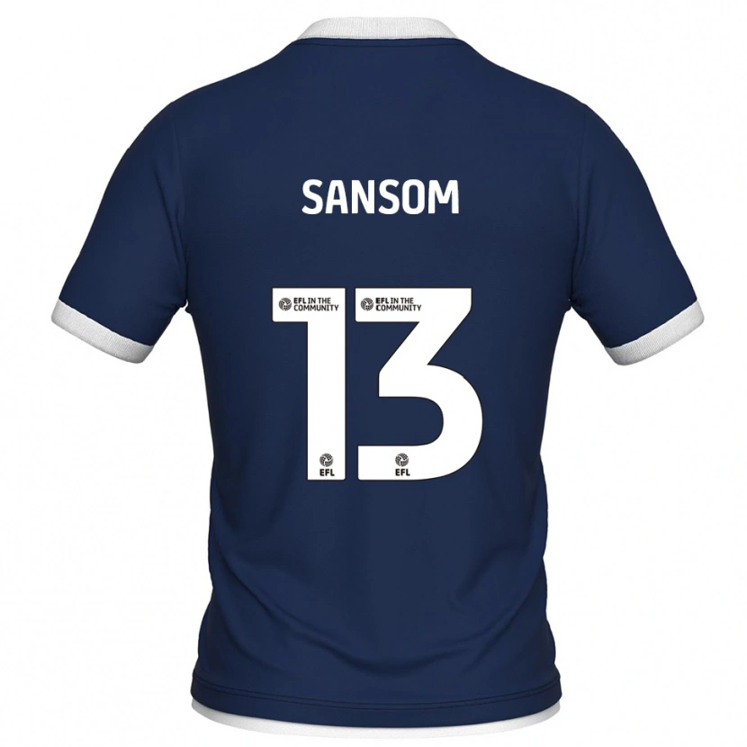 Danxen Damen Chloe Sansom #13 Marine Weiß Heimtrikot Trikot 2025/26 T-Shirt