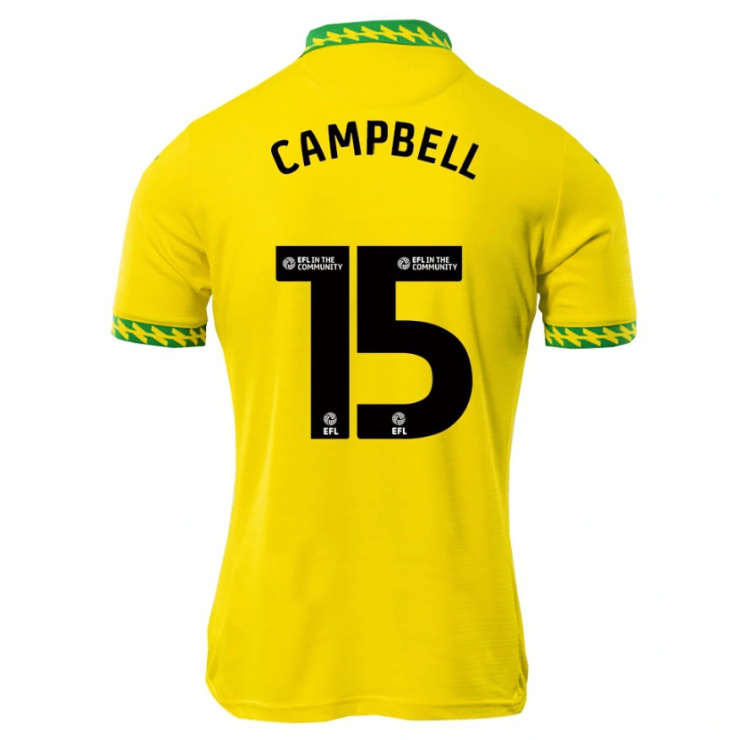 Danxen Damen Brandon Campbell #15 Weiß Grün Heimtrikot Trikot 2025/26 T-Shirt