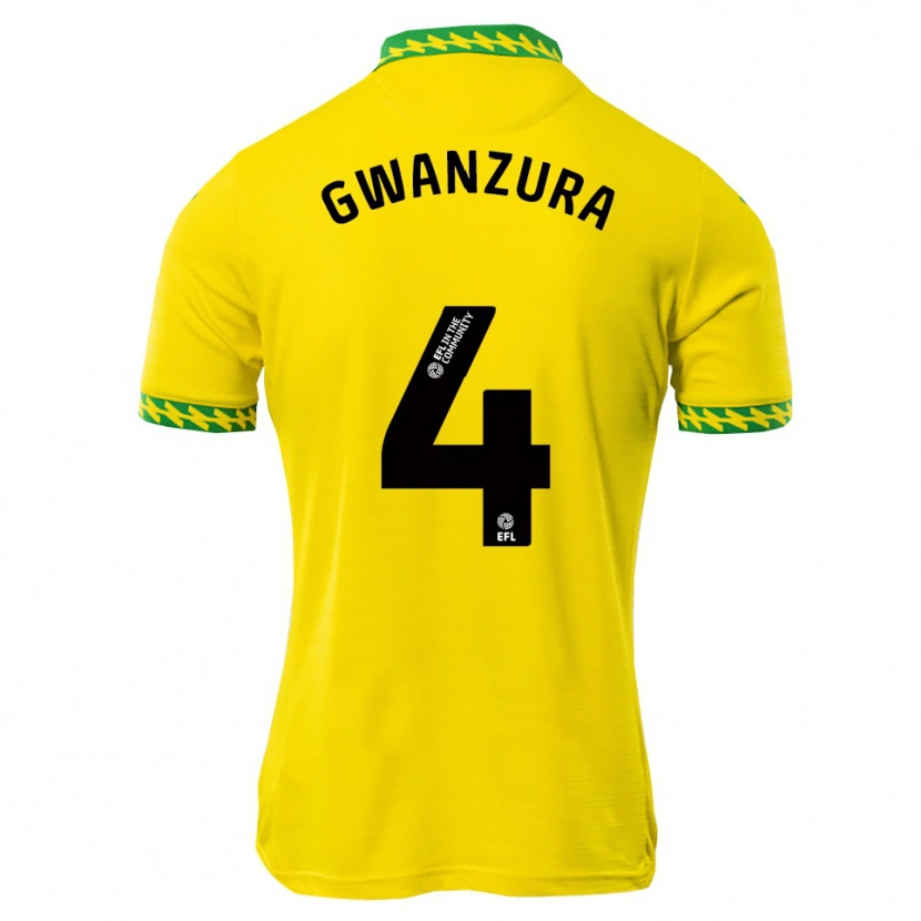 Danxen Damen Takudzwa Gwanzura #4 Weiß Grün Heimtrikot Trikot 2025/26 T-Shirt