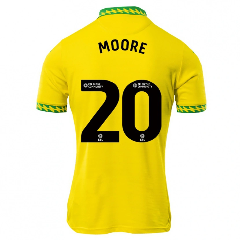 Danxen Damen Isabelle Moore #20 Weiß Grün Heimtrikot Trikot 2025/26 T-Shirt
