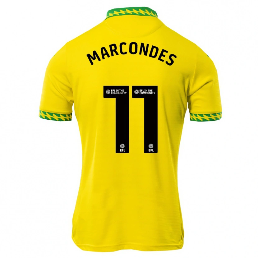 Danxen Damen Emiliano Marcondes #11 Weiß Grün Heimtrikot Trikot 2025/26 T-Shirt