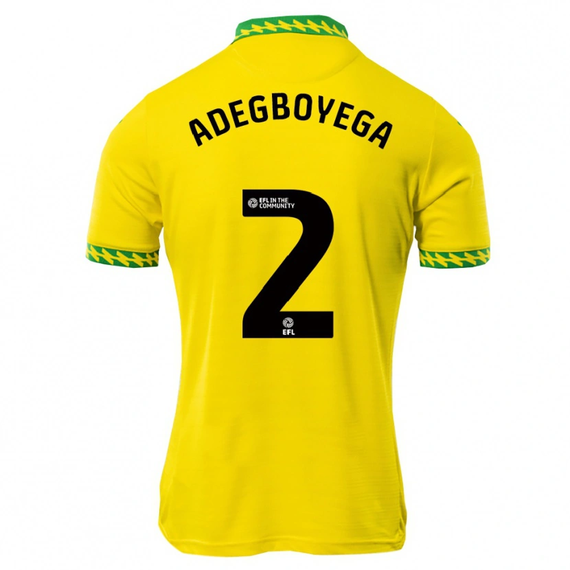 Danxen Damen Emmanuel Adegboyega #2 Weiß Grün Heimtrikot Trikot 2025/26 T-Shirt