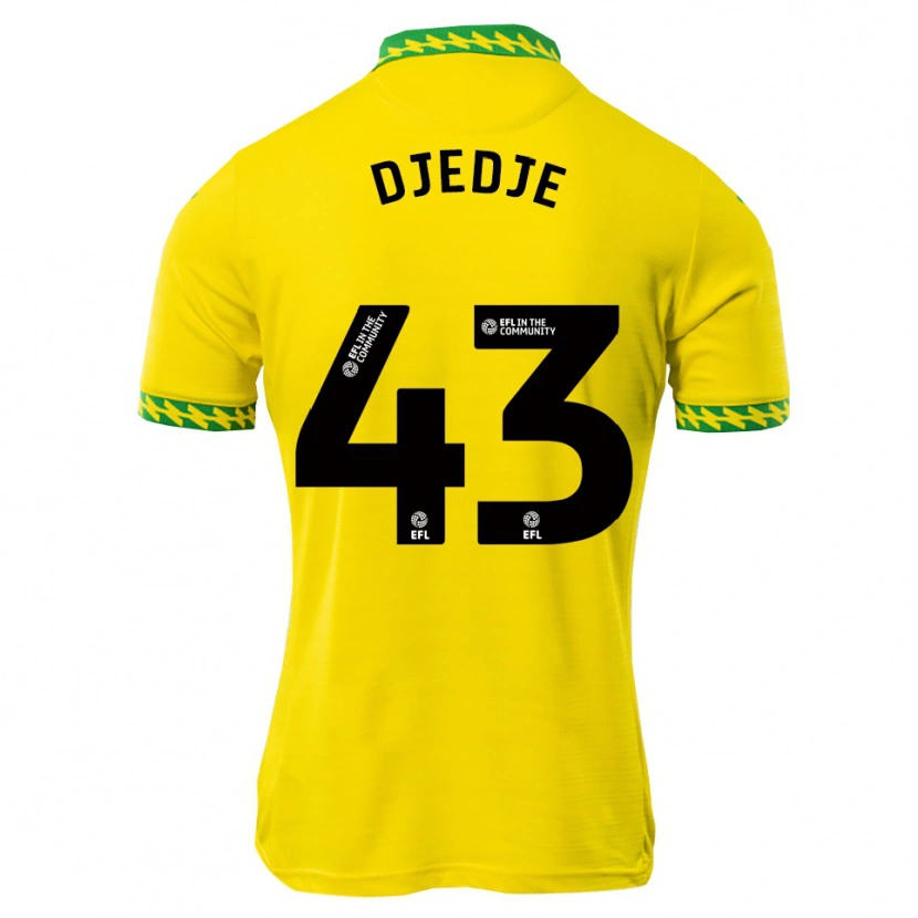 Danxen Damen Uriah Djedje #43 Weiß Grün Heimtrikot Trikot 2025/26 T-Shirt