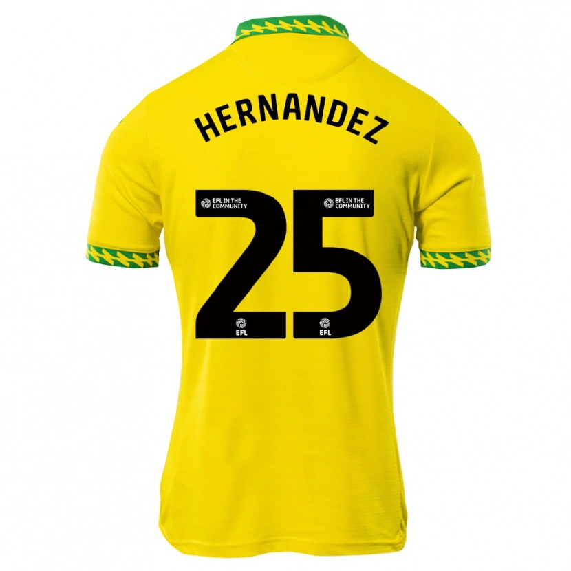 Danxen Damen Onel Hernández #25 Weiß Grün Heimtrikot Trikot 2025/26 T-Shirt