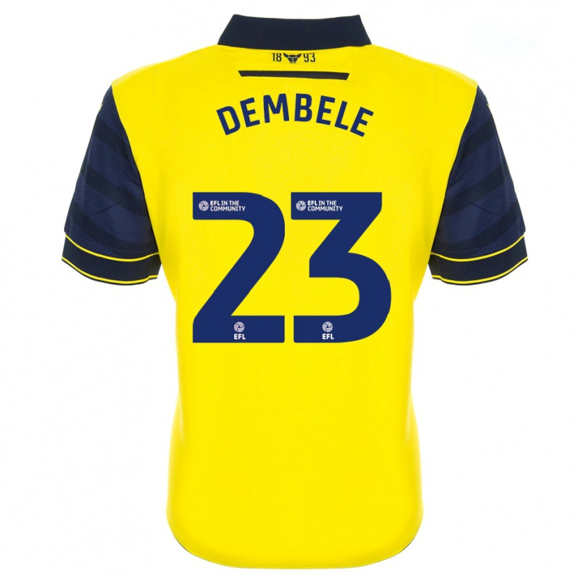 Danxen Damen Siriki Dembélé #23 Gelb Marine Heimtrikot Trikot 2025/26 T-Shirt
