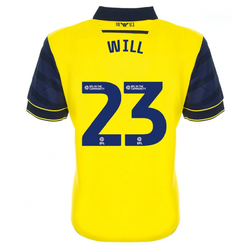 Danxen Damen Merrick Will #23 Gelb Marine Heimtrikot Trikot 2025/26 T-Shirt