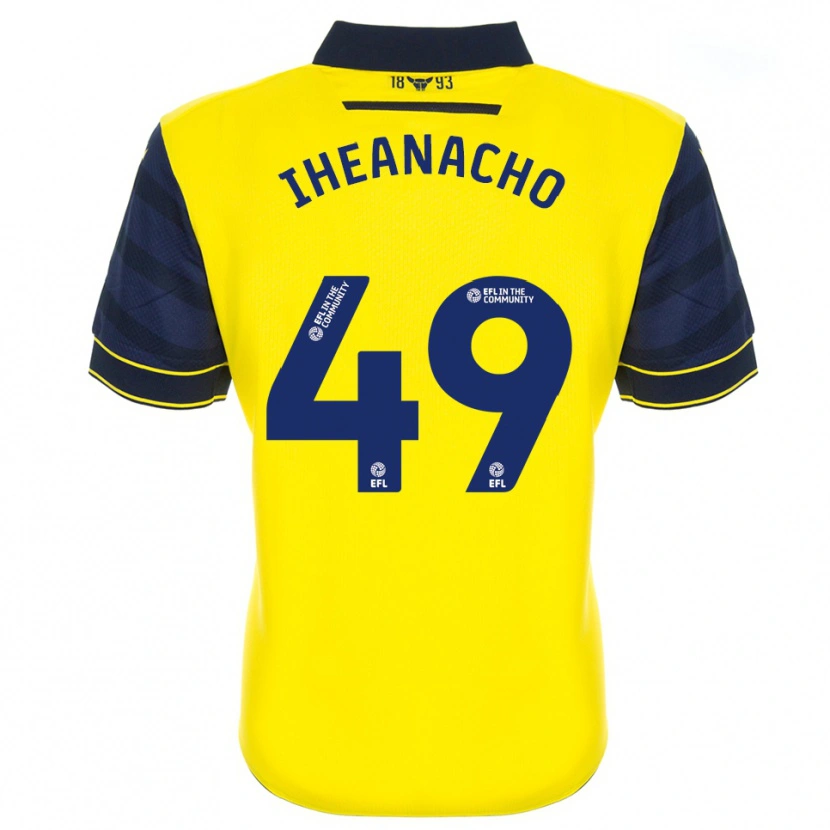 Danxen Damen Josh Iheanacho #49 Gelb Marine Heimtrikot Trikot 2025/26 T-Shirt