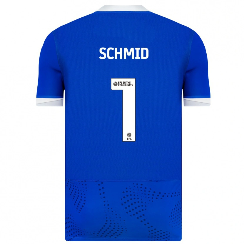 Danxen Damen Nicolas Schmid #1 Blau Weiß Heimtrikot Trikot 2025/26 T-Shirt