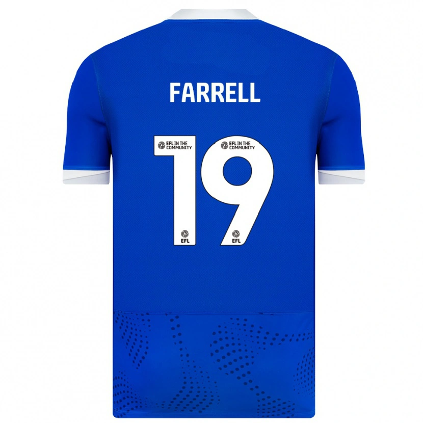 Danxen Damen Jacob Farrell #19 Blau Weiß Heimtrikot Trikot 2025/26 T-Shirt