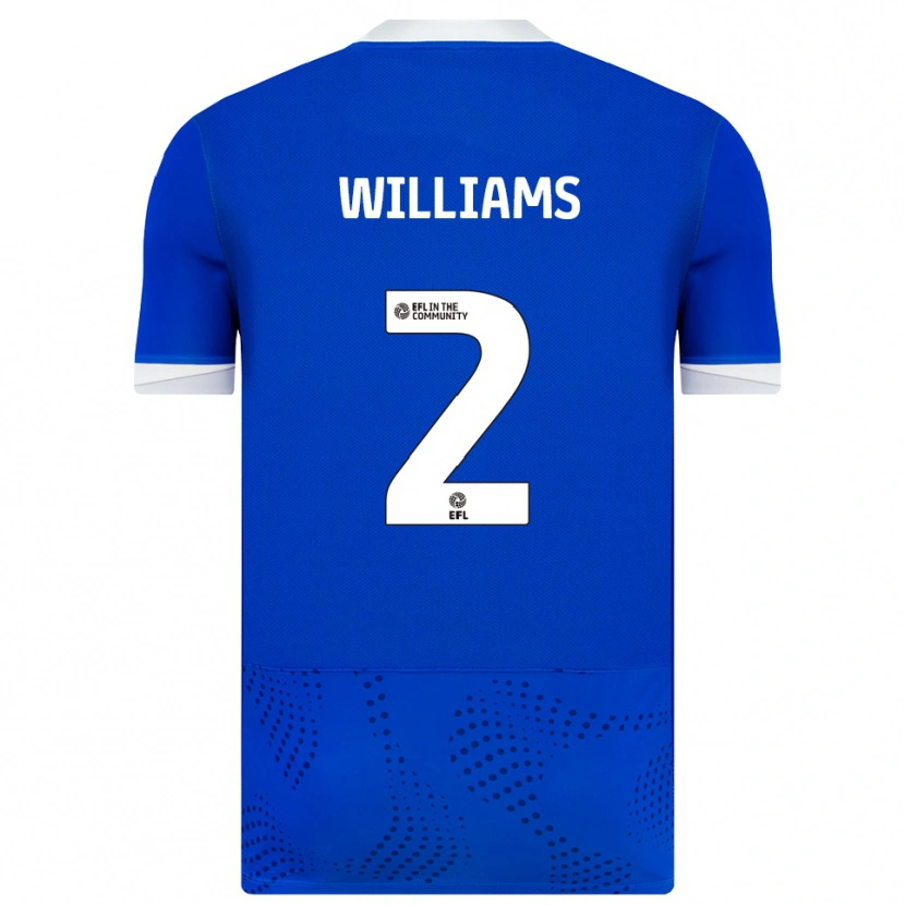 Danxen Damen Jordan Williams #2 Blau Weiß Heimtrikot Trikot 2025/26 T-Shirt