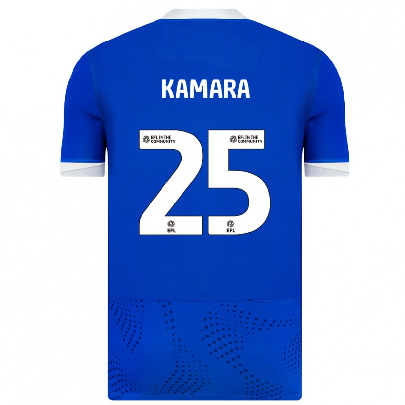 Danxen Damen Abdoulaye Kamara #25 Blau Weiß Heimtrikot Trikot 2025/26 T-Shirt