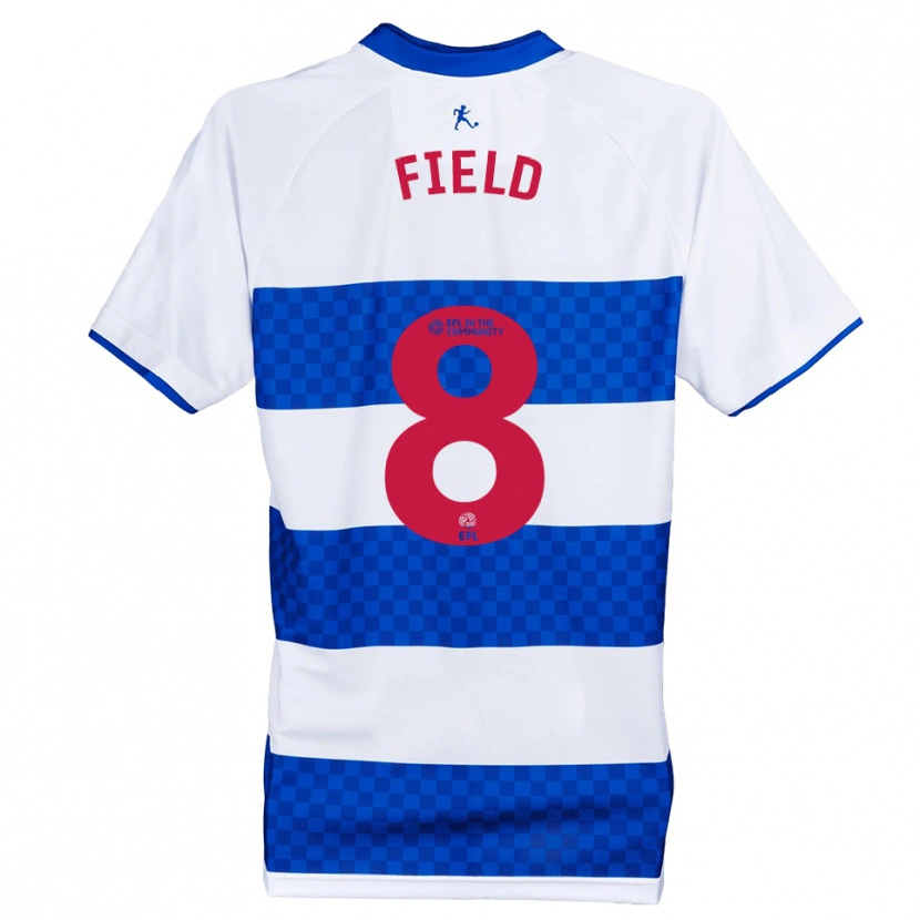 Danxen Damen Sam Field #8 Blau Weiß Heimtrikot Trikot 2025/26 T-Shirt