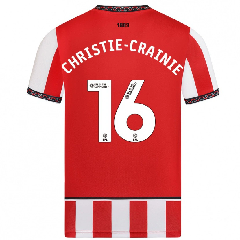 Danxen Damen Archie Christie-Crainie #16 Rot Weiß Heimtrikot Trikot 2025/26 T-Shirt