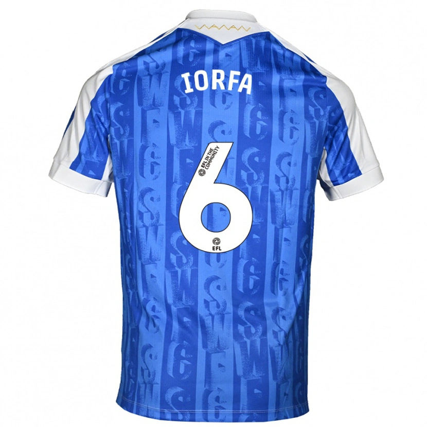 Danxen Damen Dominic Iorfa #6 Blau Weiß Heimtrikot Trikot 2025/26 T-Shirt