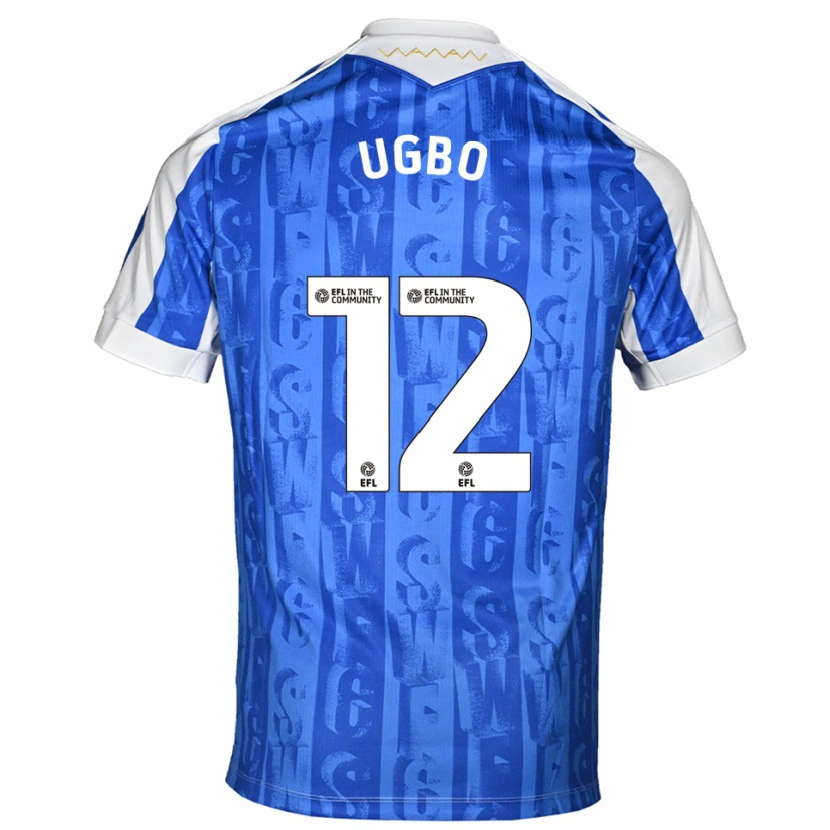 Danxen Damen Iké Ugbo #12 Blau Weiß Heimtrikot Trikot 2025/26 T-Shirt