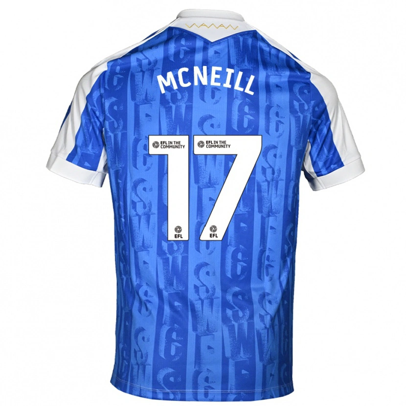 Danxen Damen Charlie Mcneill #17 Blau Weiß Heimtrikot Trikot 2025/26 T-Shirt
