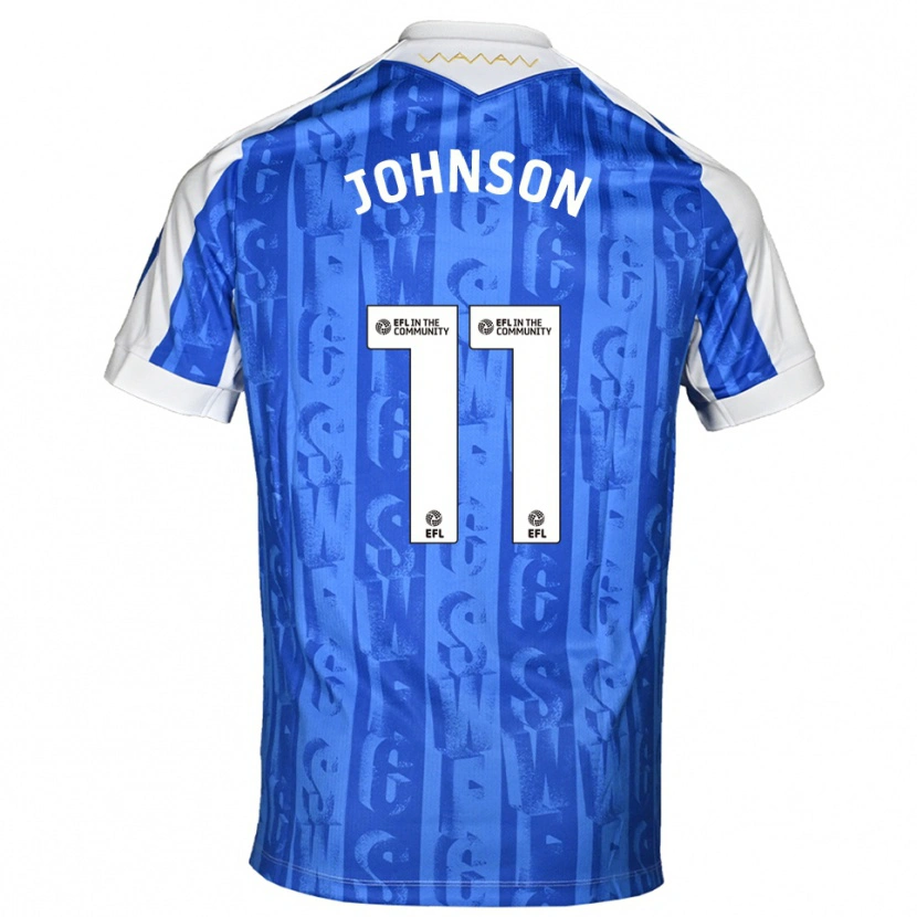Danxen Damen Reece Johnson #11 Blau Weiß Heimtrikot Trikot 2025/26 T-Shirt
