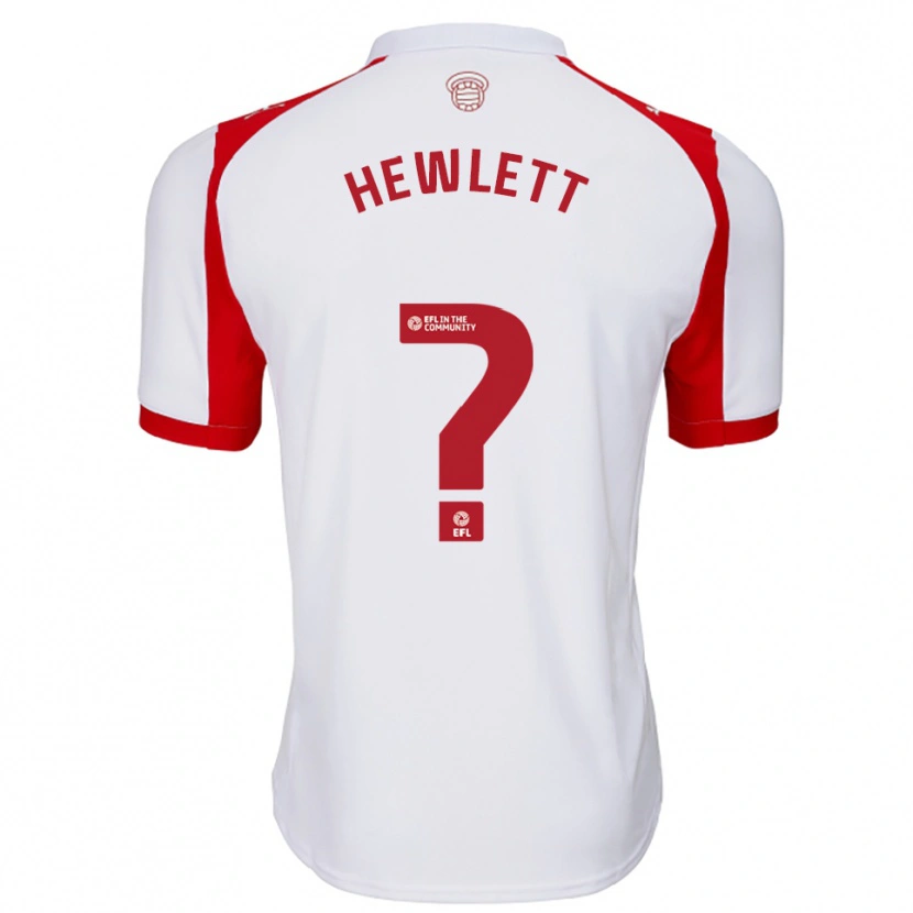 Danxen Damen Jem Hewlett #0 Weiß Rot Heimtrikot Trikot 2025/26 T-Shirt