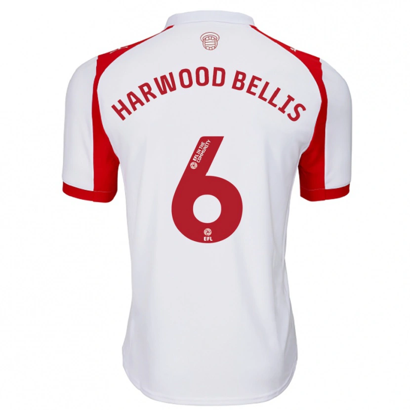 Danxen Damen Taylor Harwood-Bellis #6 Weiß Rot Heimtrikot Trikot 2025/26 T-Shirt