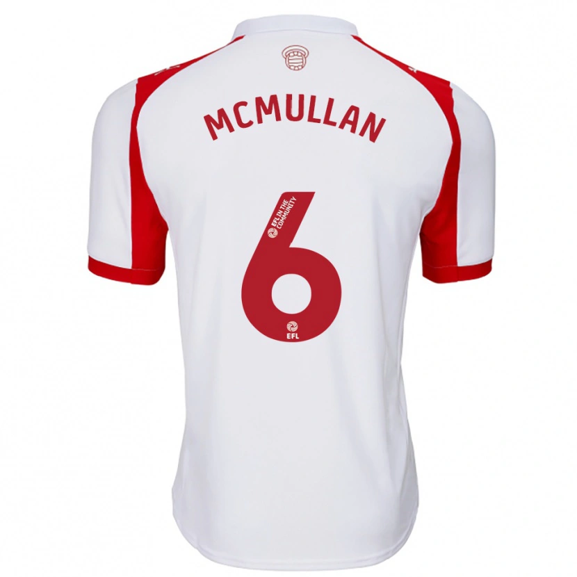 Danxen Damen Korban Mcmullan #6 Weiß Rot Heimtrikot Trikot 2025/26 T-Shirt