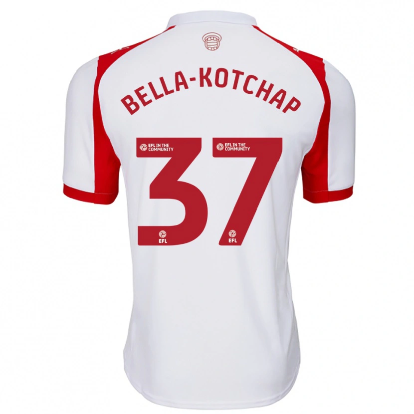 Danxen Damen Armel Bella-Kotchap #37 Weiß Rot Heimtrikot Trikot 2025/26 T-Shirt
