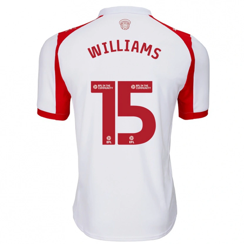 Danxen Damen Barnaby Williams #15 Weiß Rot Heimtrikot Trikot 2025/26 T-Shirt