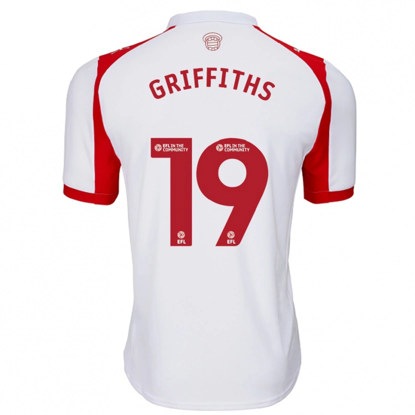 Danxen Damen Alice Griffiths #19 Weiß Rot Heimtrikot Trikot 2025/26 T-Shirt