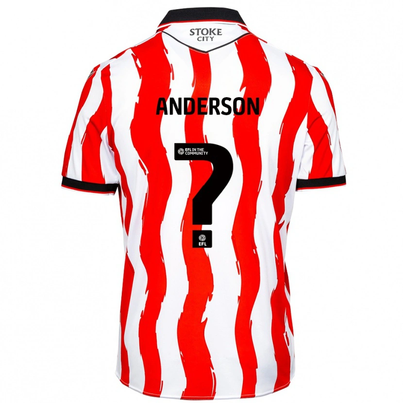 Danxen Damen Freddie Anderson #0 Weiß Rot Heimtrikot Trikot 2025/26 T-Shirt