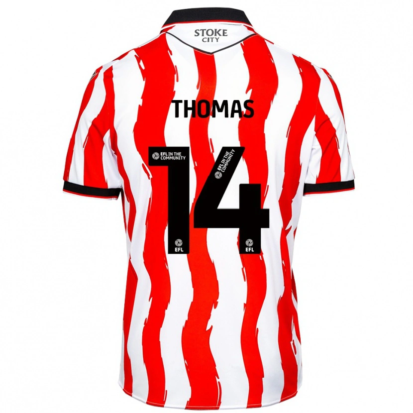 Danxen Damen Sorba Thomas #14 Weiß Rot Heimtrikot Trikot 2025/26 T-Shirt