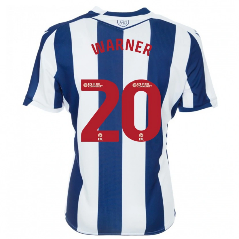 Danxen Damen Phoebe Warner #20 Marine Weiß Heimtrikot Trikot 2025/26 T-Shirt