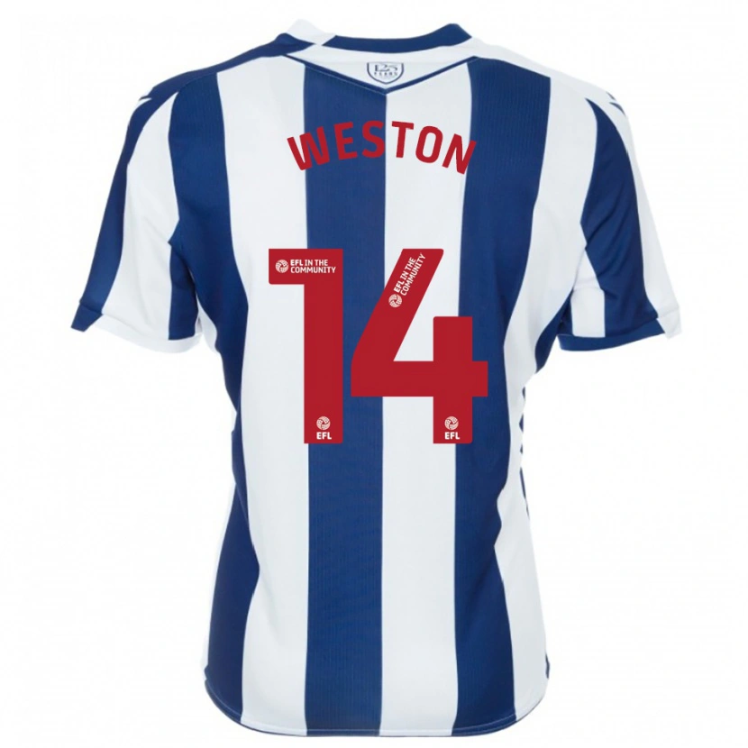 Danxen Damen Steph Weston #14 Marine Weiß Heimtrikot Trikot 2025/26 T-Shirt