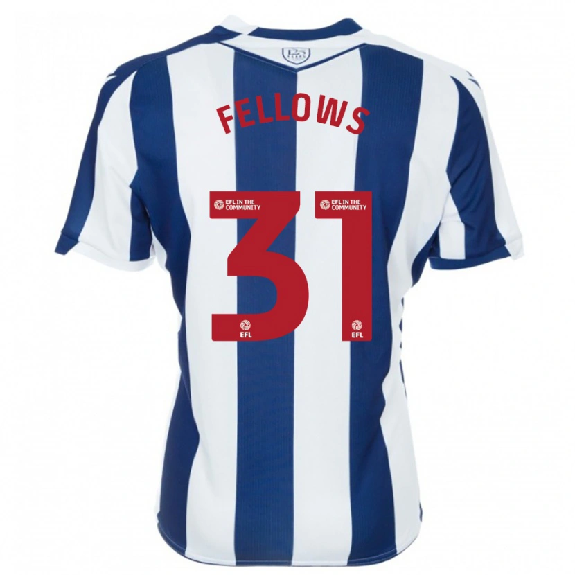 Danxen Damen Tom Fellows #31 Marine Weiß Heimtrikot Trikot 2025/26 T-Shirt