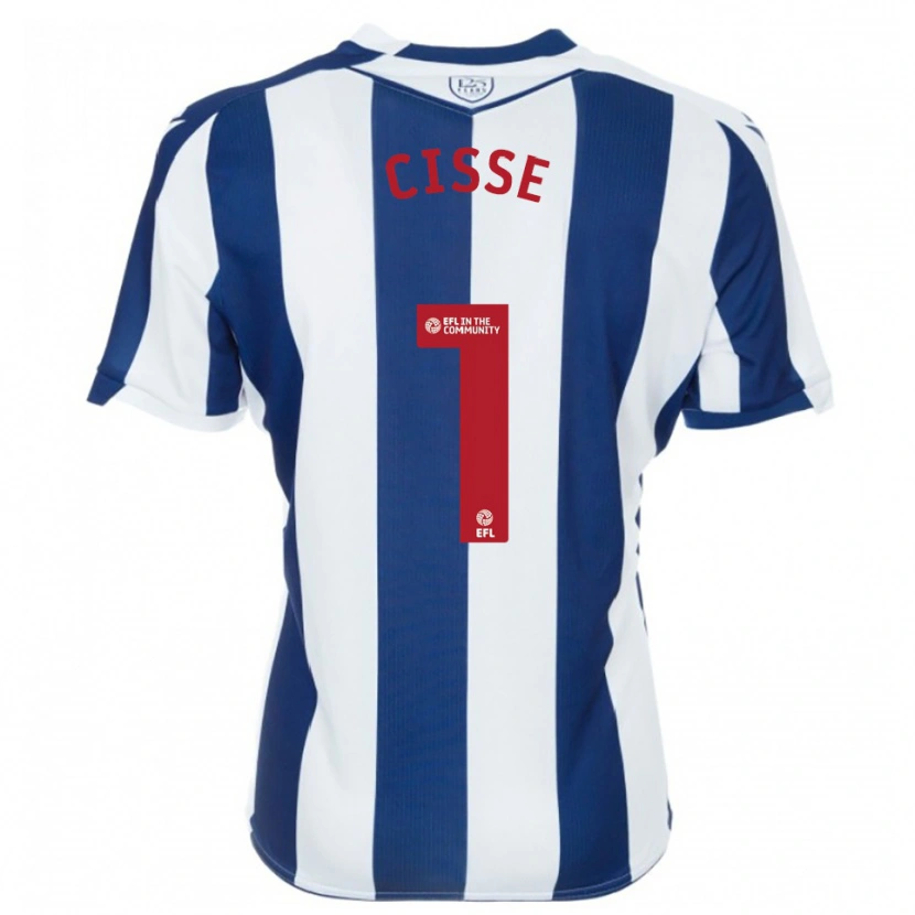 Danxen Damen Ben Cisse #1 Marine Weiß Heimtrikot Trikot 2025/26 T-Shirt