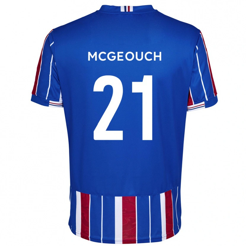 Danxen Damen Dylan Mcgeouch #21 Blau Rot Weiß Heimtrikot Trikot 2025/26 T-Shirt