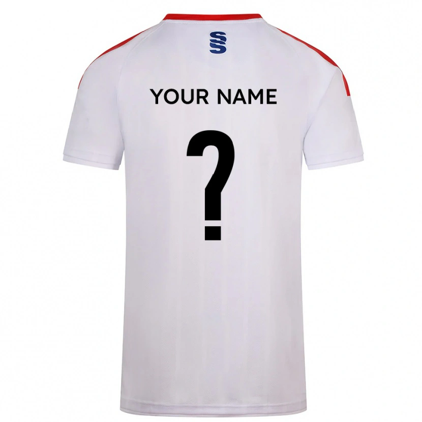 Danxen Damen Ihren Namen #0 Weiß Marine Heimtrikot Trikot 2025/26 T-Shirt