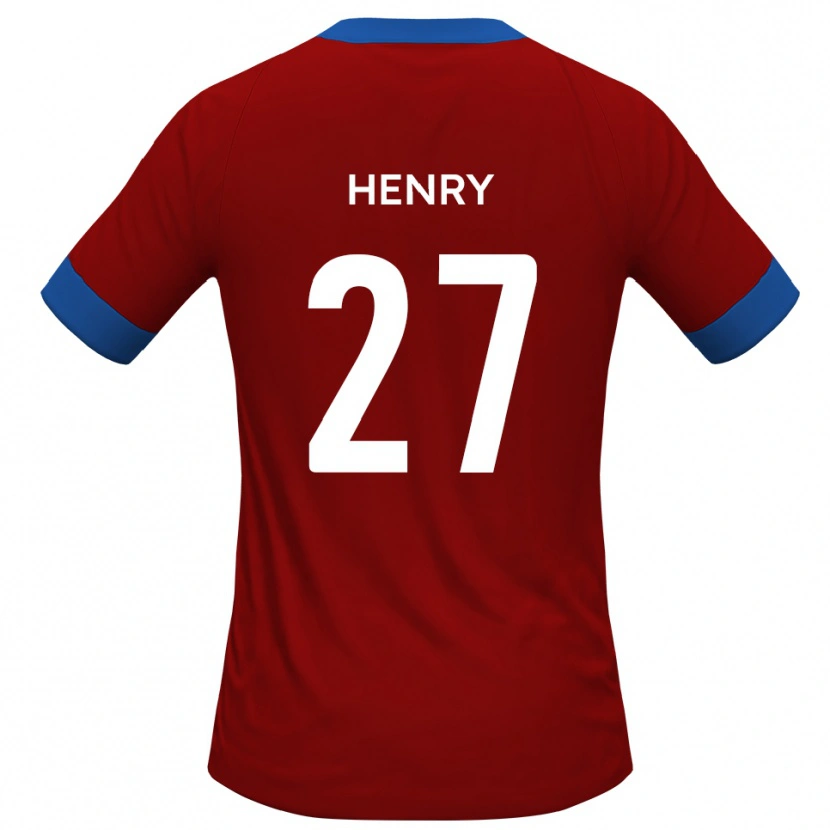 Danxen Damen James Henry #27 Rot Blau Heimtrikot Trikot 2025/26 T-Shirt