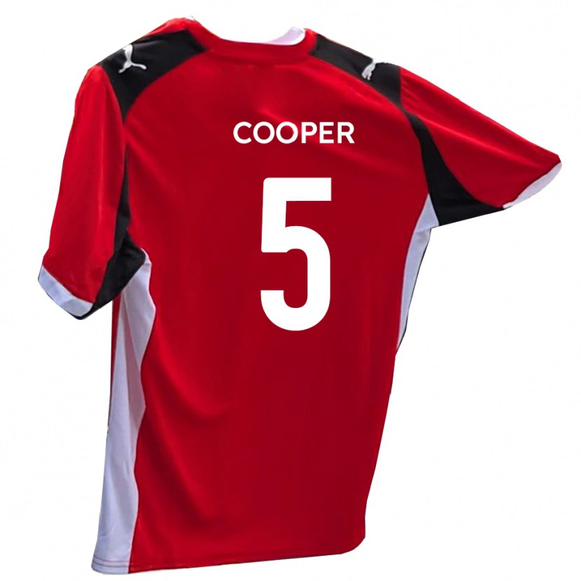 Danxen Damen Jake Cooper #5 Rot Weiß Heimtrikot Trikot 2025/26 T-Shirt