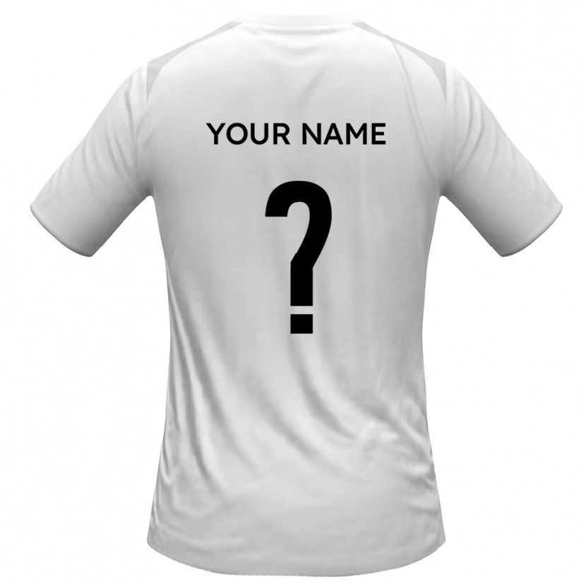 Danxen Damen Ihren Namen #0 Weiß Grau Heimtrikot Trikot 2025/26 T-Shirt