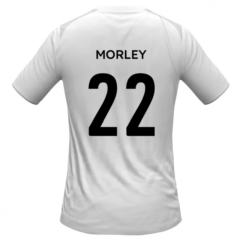 Danxen Damen Adam Morley #22 Weiß Grau Heimtrikot Trikot 2025/26 T-Shirt
