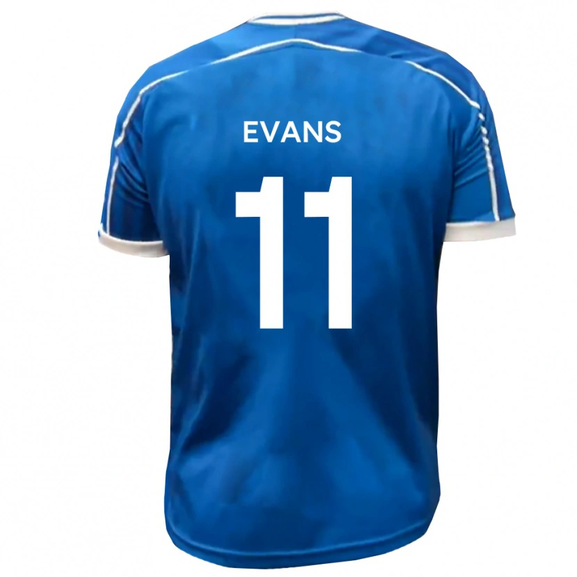 Danxen Damen Kieron Evans #11 Blau Weiß Heimtrikot Trikot 2025/26 T-Shirt
