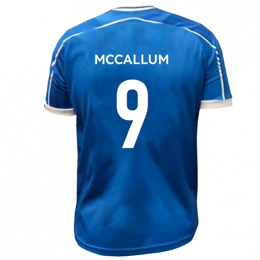 Danxen Damen Paul Mccallum #9 Blau Weiß Heimtrikot Trikot 2025/26 T-Shirt