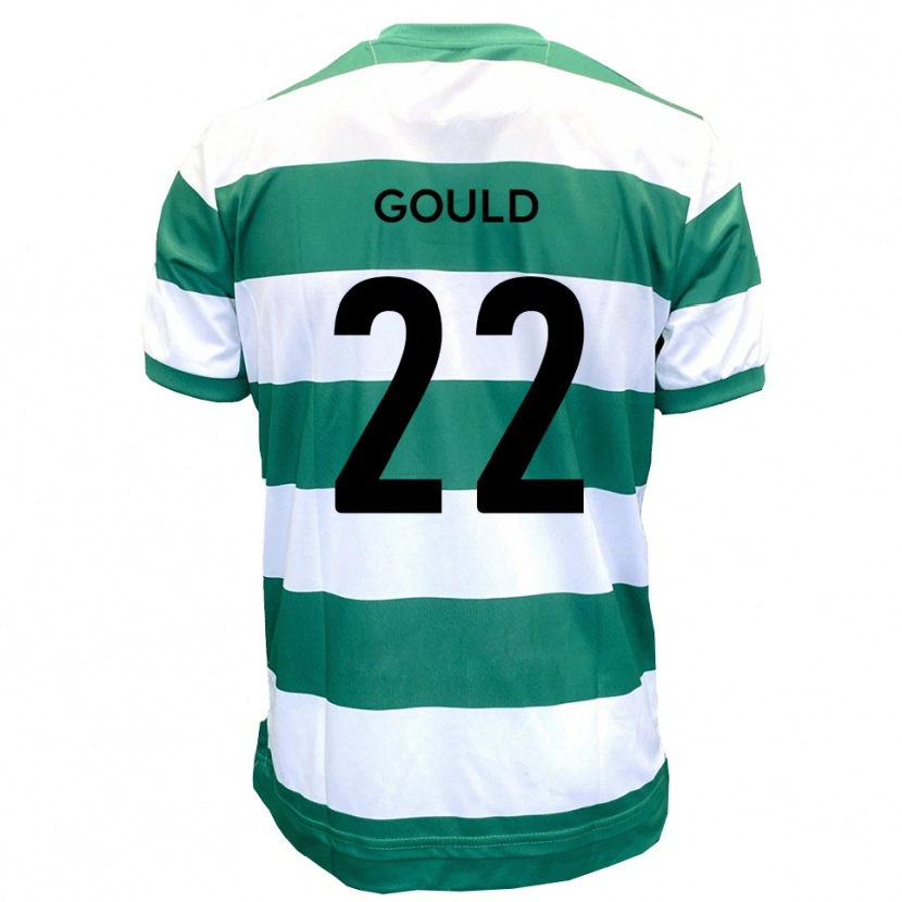 Danxen Damen Matt Gould #22 Grün Weiß Heimtrikot Trikot 2025/26 T-Shirt