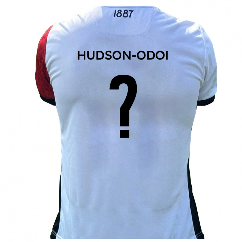 Danxen Damen Jayden Hudson-Odoi #0 Rot Weiß Heimtrikot Trikot 2025/26 T-Shirt