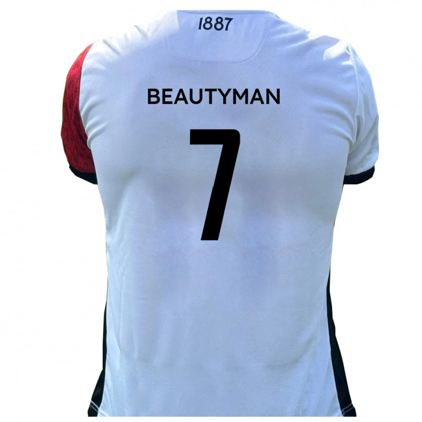 Danxen Damen Harry Beautyman #7 Rot Weiß Heimtrikot Trikot 2025/26 T-Shirt