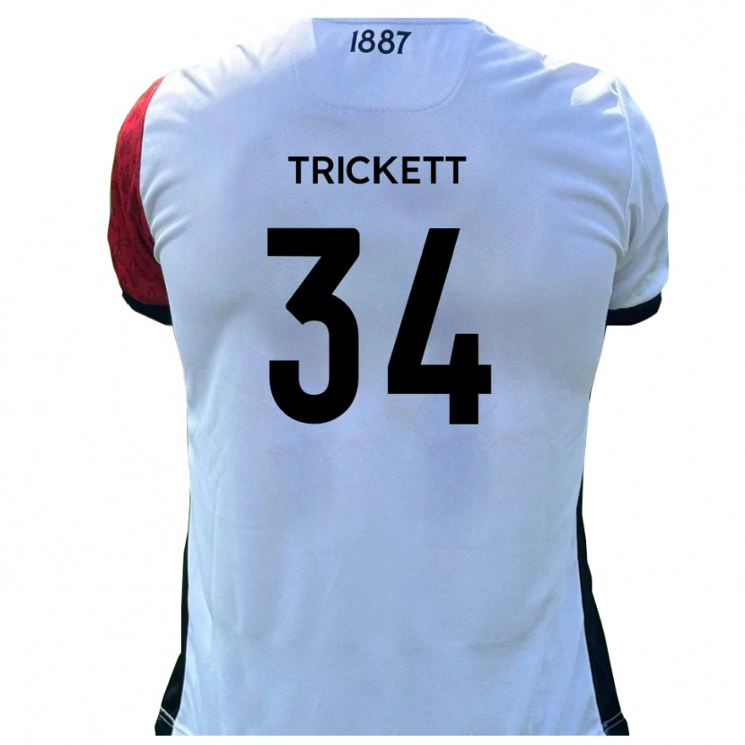 Danxen Damen Joden Trickett #34 Rot Weiß Heimtrikot Trikot 2025/26 T-Shirt