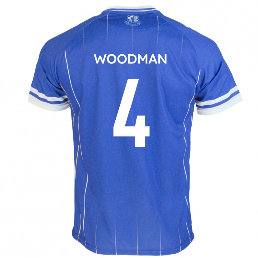 Danxen Damen Deon Woodman #4 Königsblau Heimtrikot Trikot 2025/26 T-Shirt