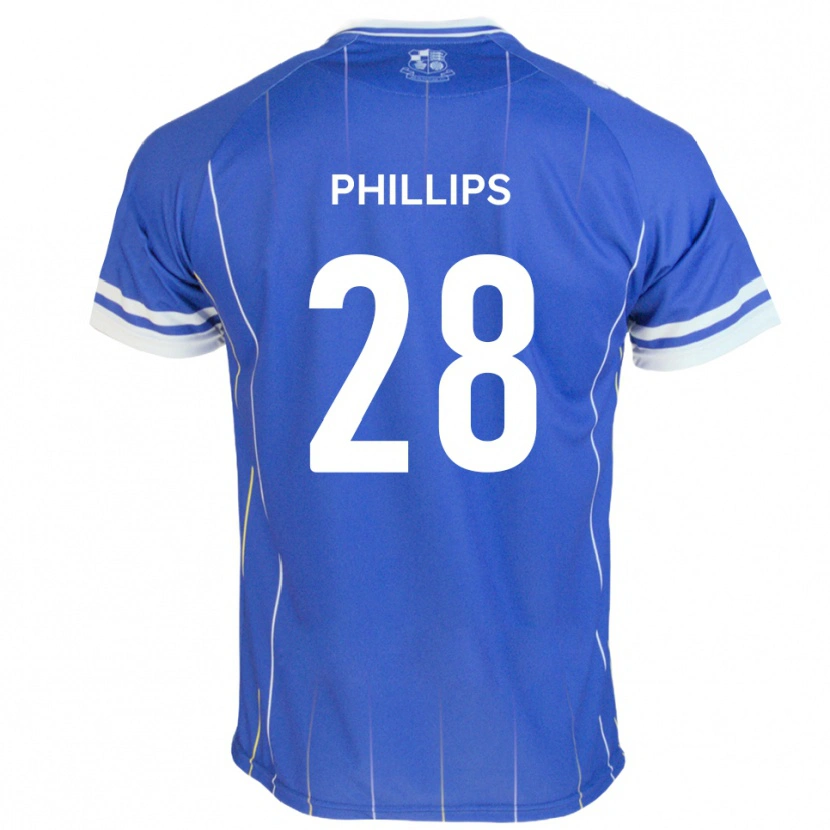 Danxen Damen Declan Phillips #28 Königsblau Heimtrikot Trikot 2025/26 T-Shirt