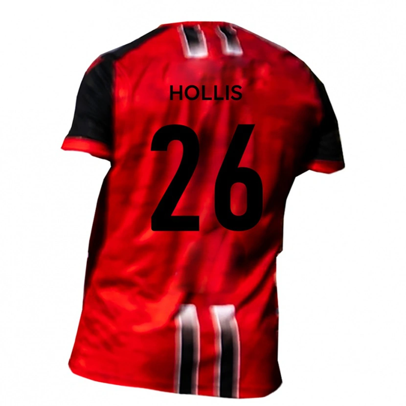 Danxen Damen Haydn Hollis #26 Rot Schwarz Heimtrikot Trikot 2025/26 T-Shirt