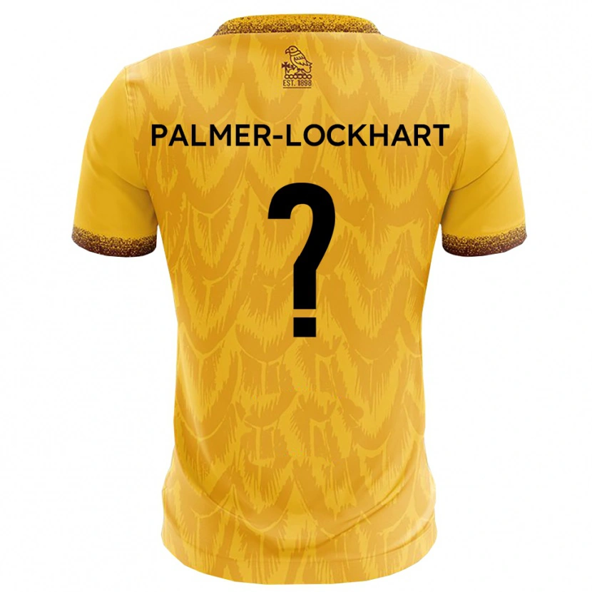 Danxen Damen Jayda Palmer-Lockhart #0 Gelb Braun Heimtrikot Trikot 2025/26 T-Shirt